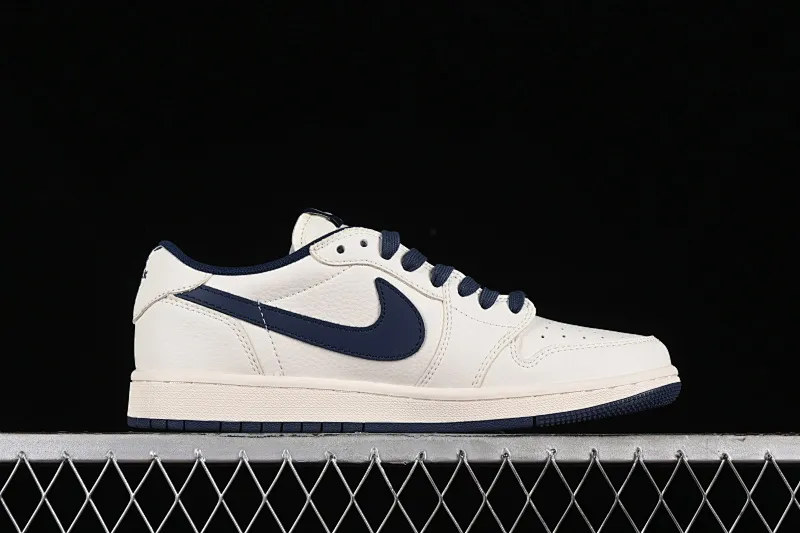 All categories Air Jordan Jordan series basketball shoes Air Jordan 1 Low High-end customized low-top sneakers Travis Scott x Fragment Design x Air Jordan 1 Low OG SP AJ1 Joe 1 Supreme joint-off-white navy low-top cultural casual sneakers XZ116